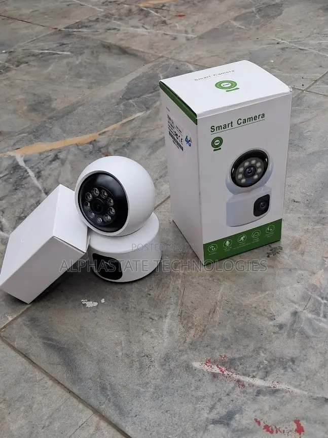 Dual Lens 4G Security Camera With Two-Way Audio