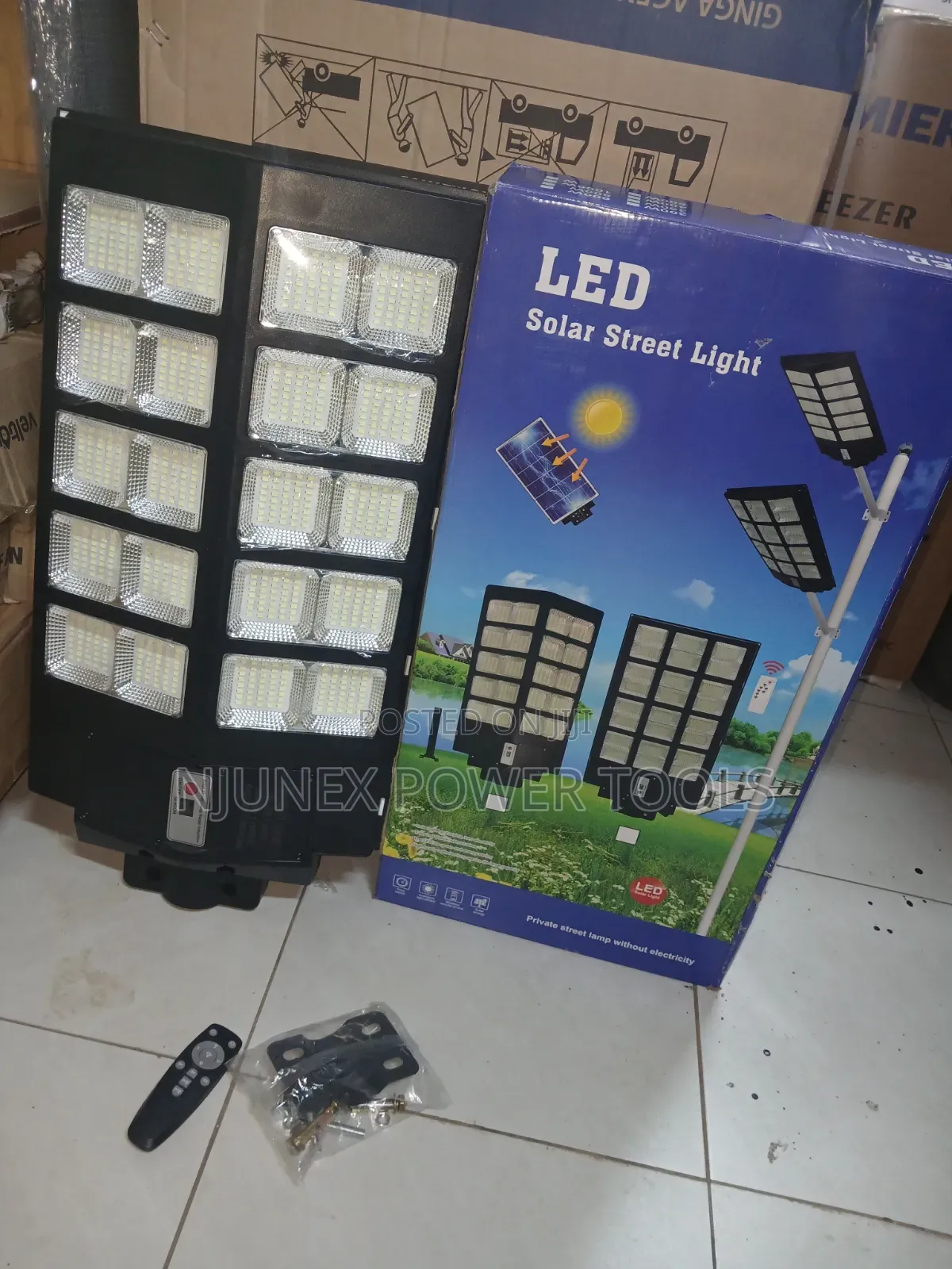 3000W Budget Solar Street Light + Pole