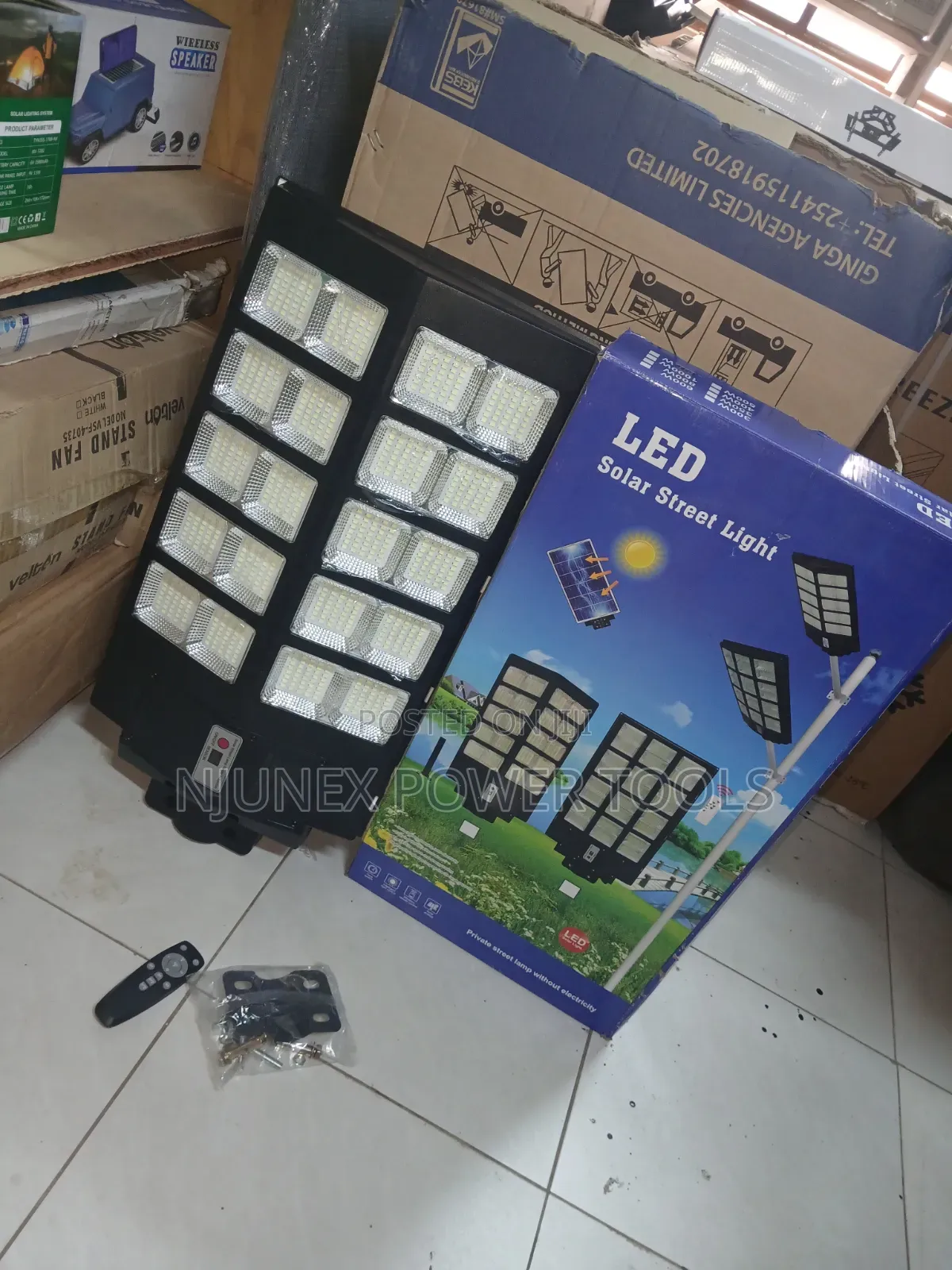 3000W Budget Solar Street Light + Pole