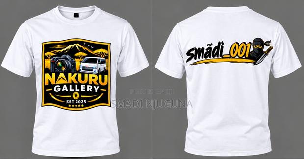 T-Shirt Black and White - thumbnail 2