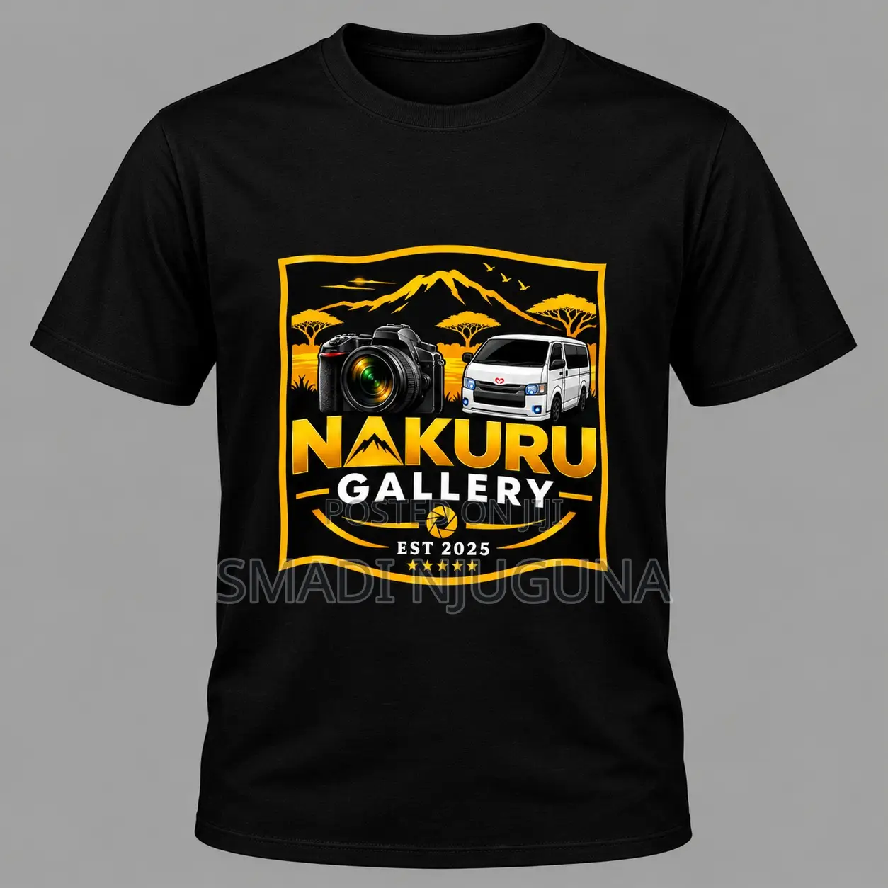 T-Shirt Black and White