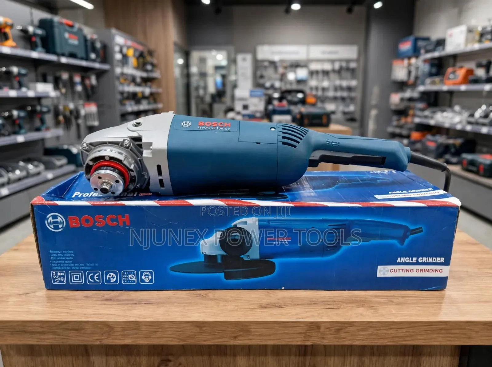 Bosch GWS 2200-230 Large Angle Grinder (9-Inch / 230 Mm, 2200W),