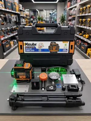 Kzubr KLL-G16-ZJ 4D 16-Line Green Laser Level Kit