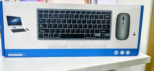 Wireless Rechargeable Dual Mode Keyboard + Mouse Combo