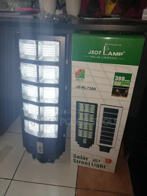 Shows a JSOT Lamp Solar Street Light (Model JS-RL7300