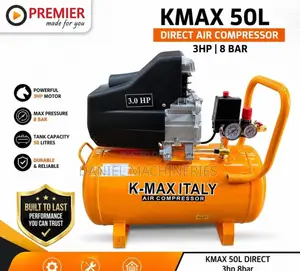 Kmax Italy Air Compressor 50ltrs 3hp 8bar