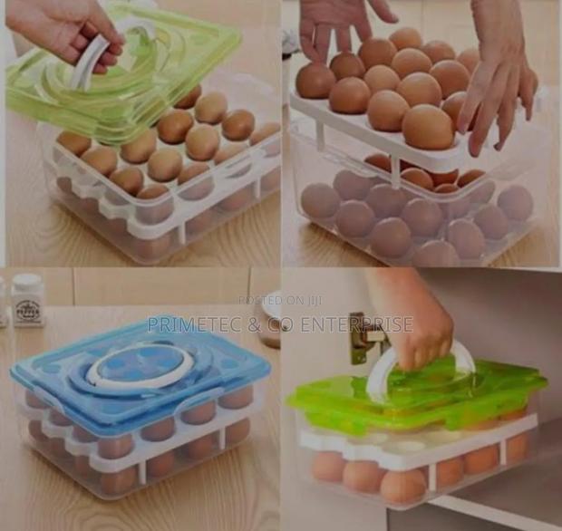 2 Layers 32pc Egg Tray Orgnizer - main view
