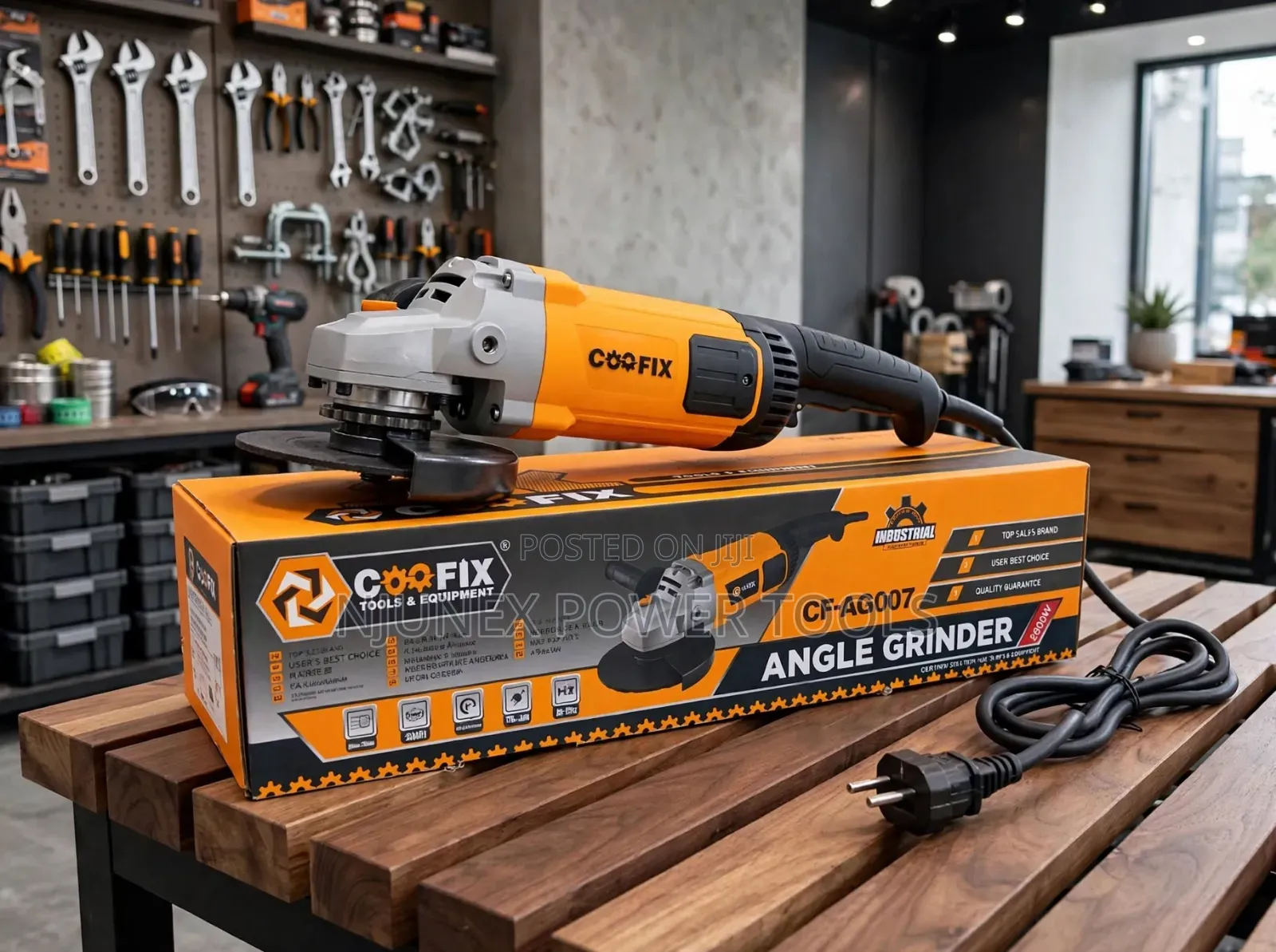 Coofix CF-AG007 2600W 9-Inch Angle Grinder