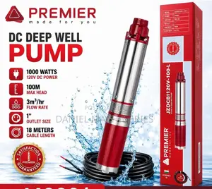 Premier Dc Deep Well Submersible Pump 100m 1000watts