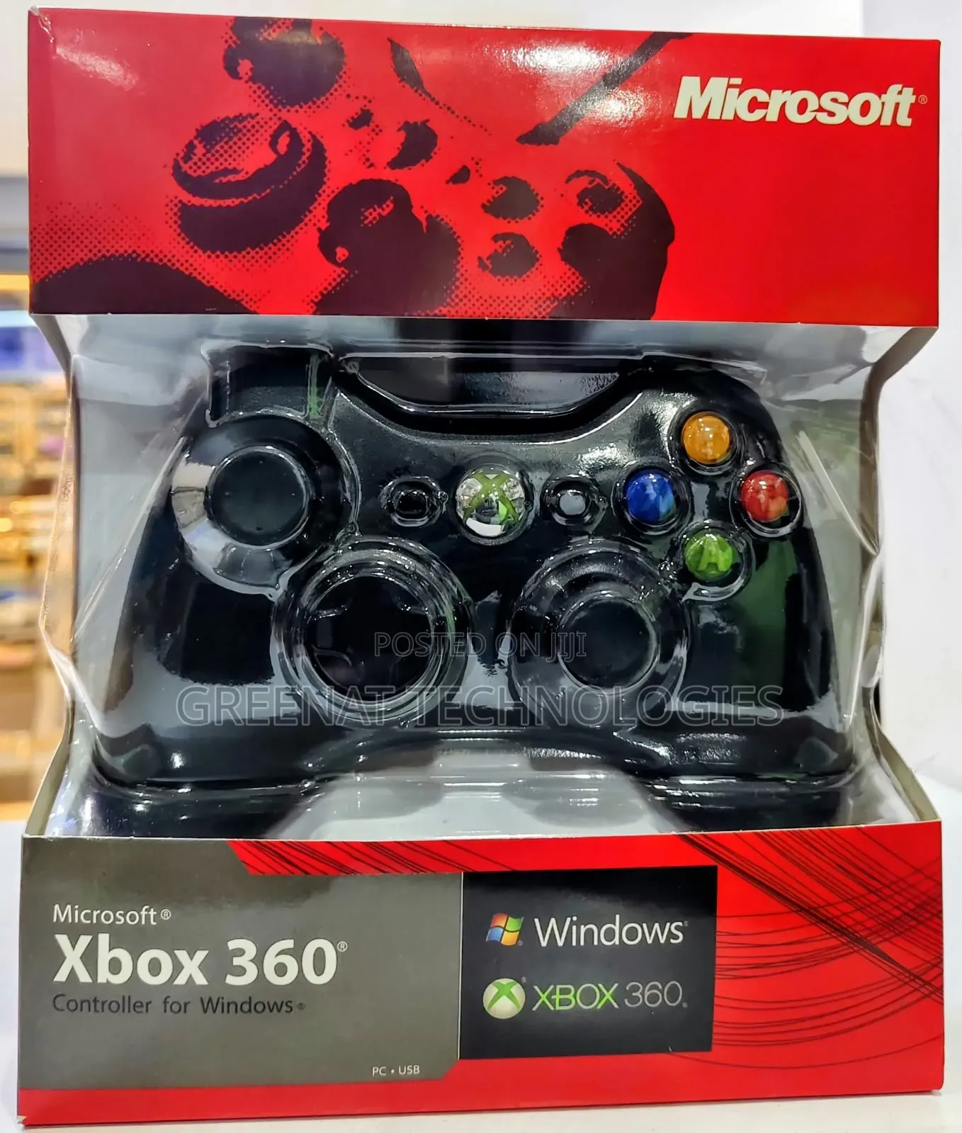 X Box 360 Gamepad Wired Microsoft Xbox 360 Controller for Windows