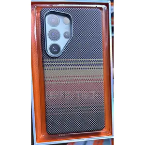 Carbon Fibre Magnetic Slim Free Air Cases for Samsung S25 Ultra