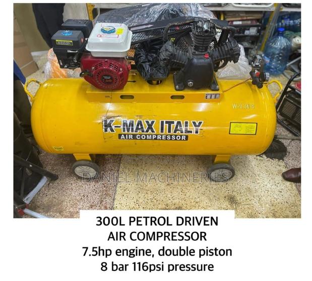 300ltrs Petrol Air Compressor 7.5hp 8bar Double Piston
