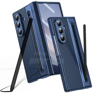 Leather Stylus Pen Front Screen Protector for Samsung Galaxy Z Fold 6