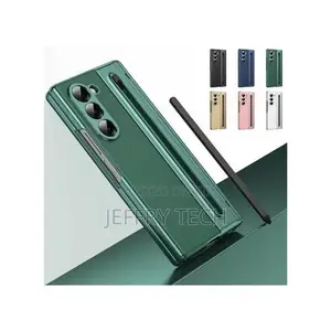 Eather Case Wih S Pen and Front Glass Film for Samsung Z Fold 8 Ultra