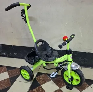 Safety Tricycle With Push Handle
