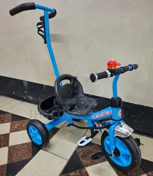 Safety Tricycle With Push Handle