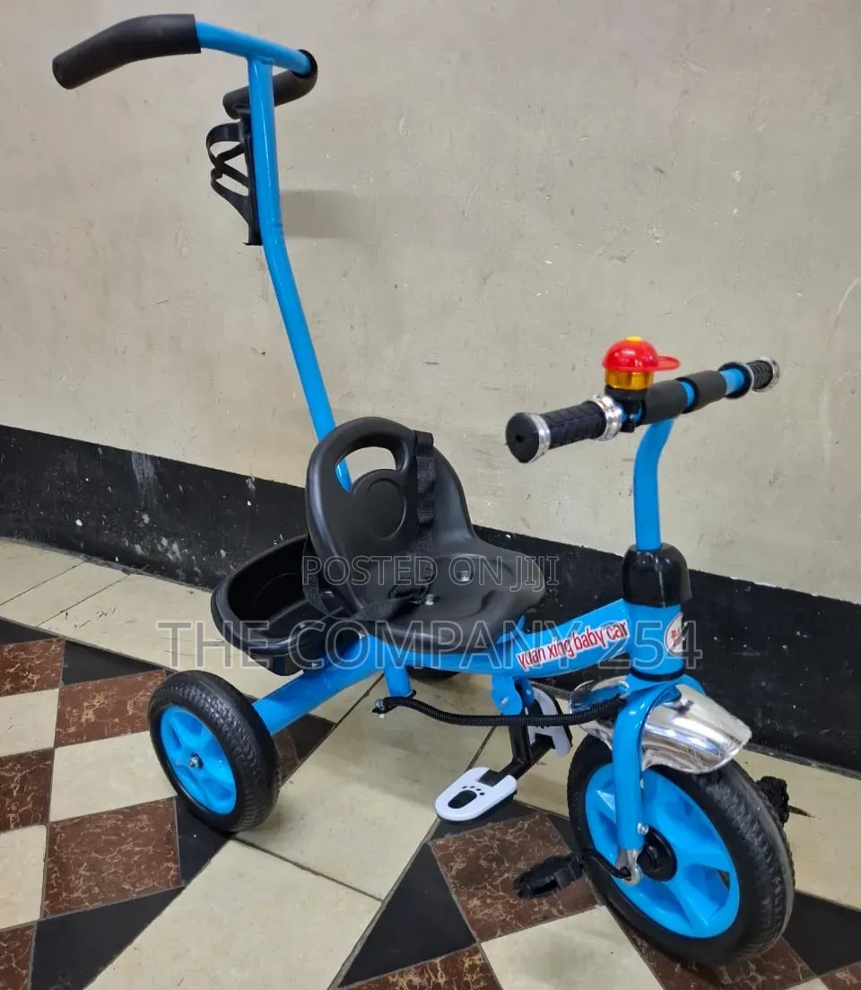 Safety Tricycle With Push Handle