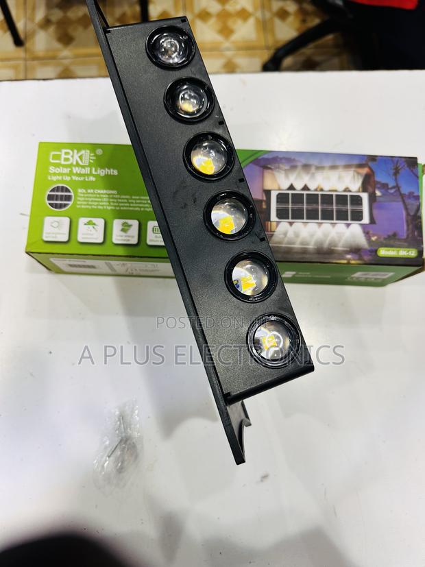 Solar Wall Lamp BK12 – Waterproof Outdoor Security Light