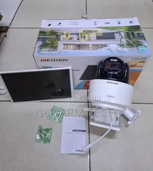 . Hikvision DS-2CFSP4/4G 4MP Solar Powered 4G LTE PT Security Camera