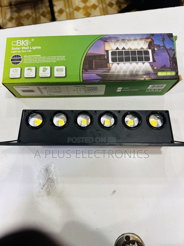 Solar Wall Lamp BK12 – Bright LED Solar Wall Light