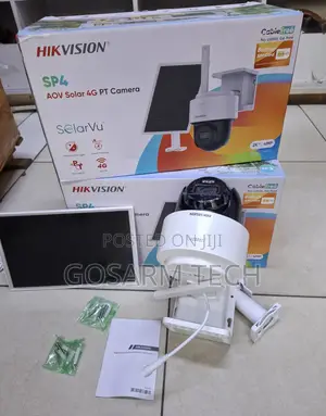 Hikvision SP4 4MP Solar Outdoor Camera With Remote Phone Access