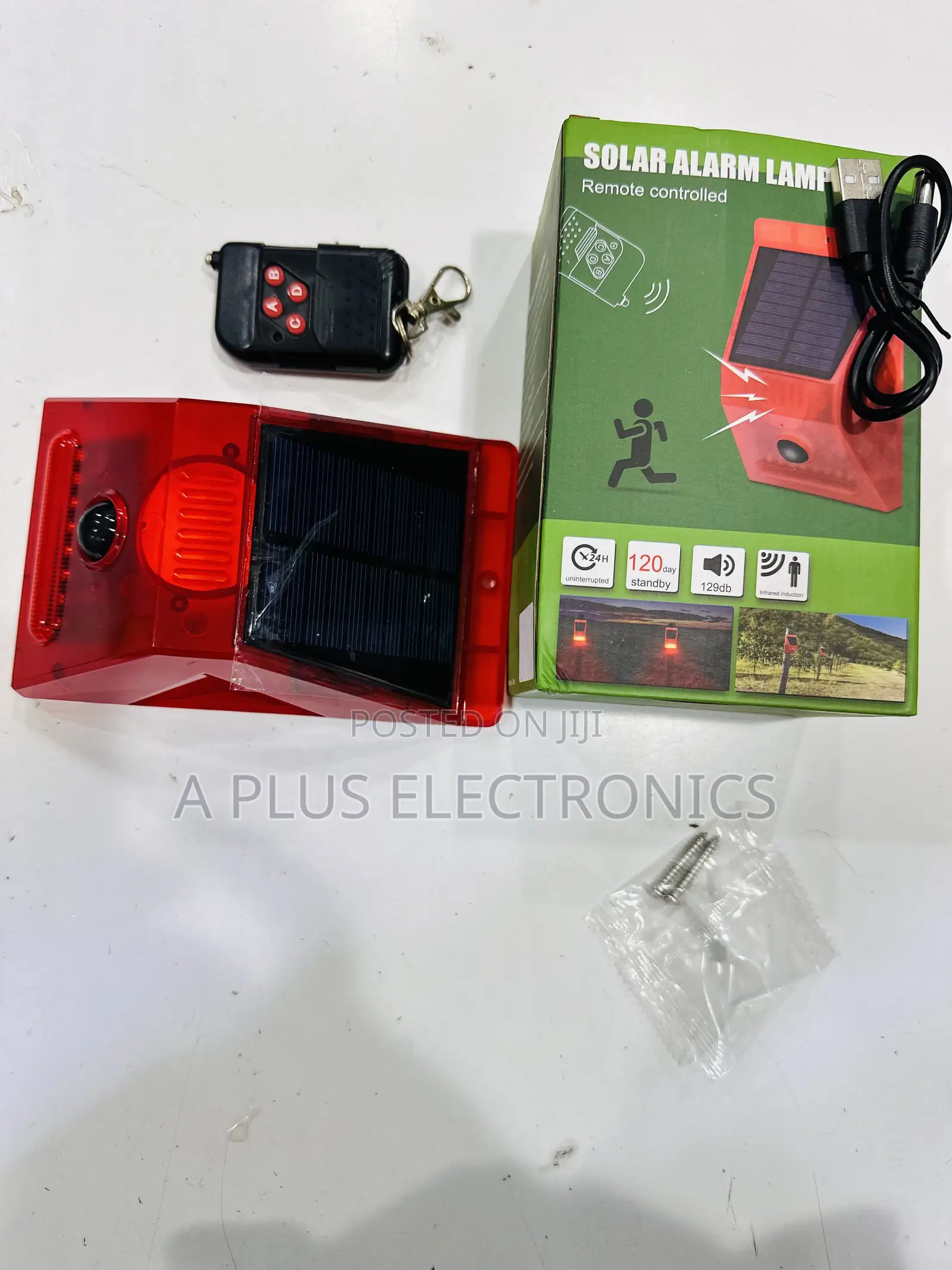 Solar Alarm Security System for Home and Business