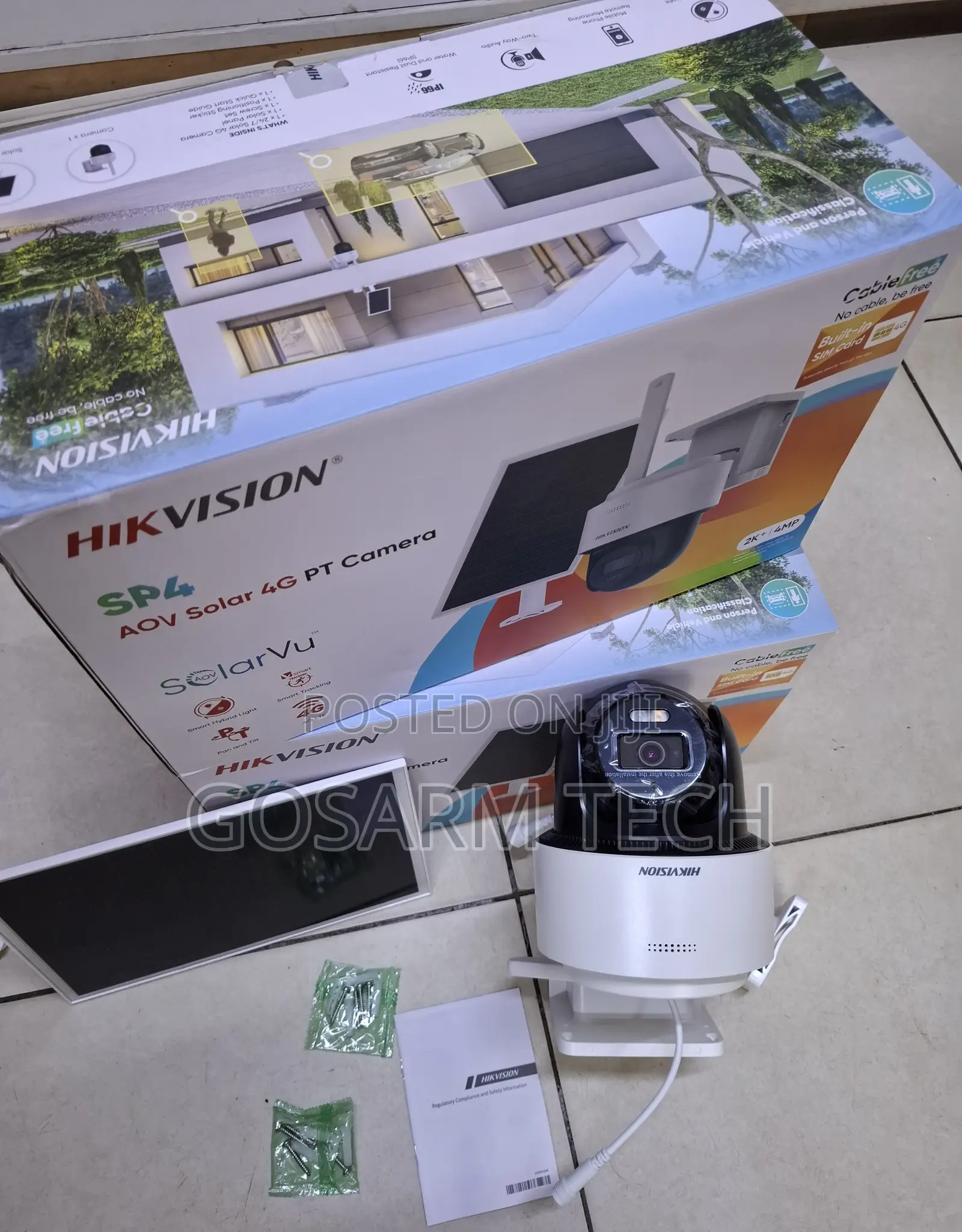 Hikvision 4MP Standalone Solar Surveillance Camera With SIM Card