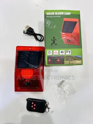 Solar Alarm With Remote Control and Motion Sensor