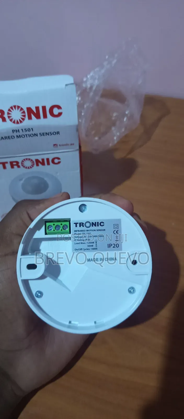Ceiling Motion Sensor – 360° PIR Detector