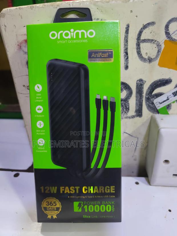 ORAIMO 10000mAh Powerbank - main view