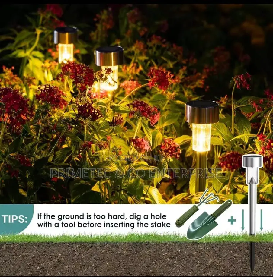 10 PCS Pathway Outdoor Solar Light