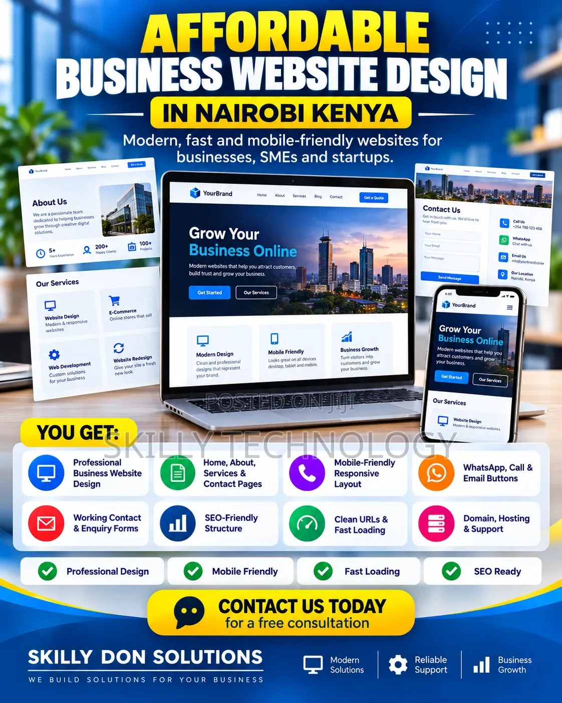 Affordable Business Website Design in Nairobi Kenya