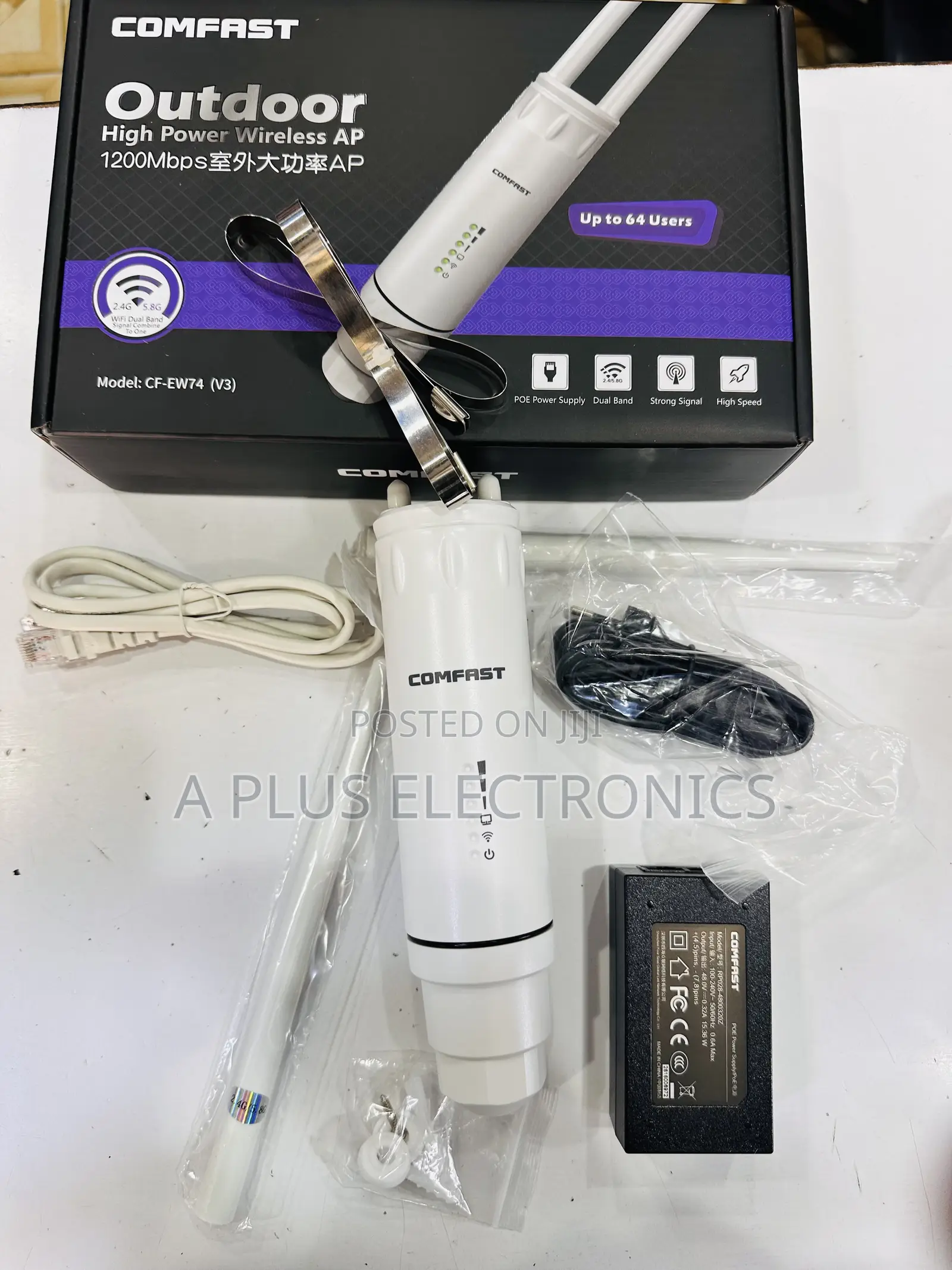 Comfast Wifi Extender (Upto 800m Range) – High Speed Booster