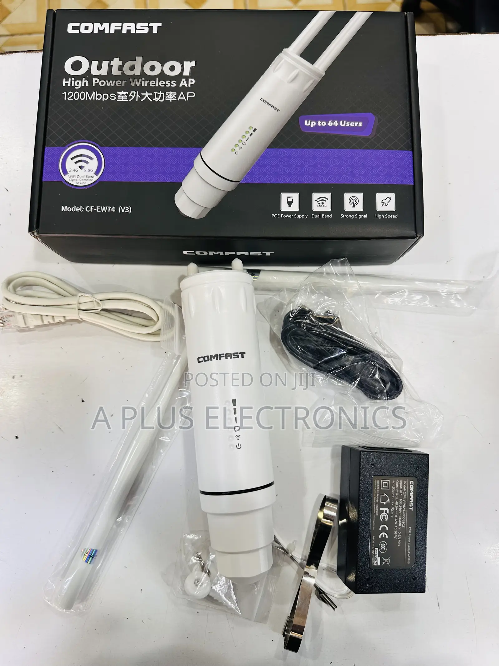 Comfast Wifi Extender (Upto 800m Range) – High Speed Booster