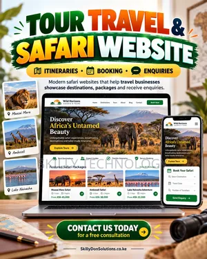 Tour Travel & Safari Website Itineraries Booking Enquiries