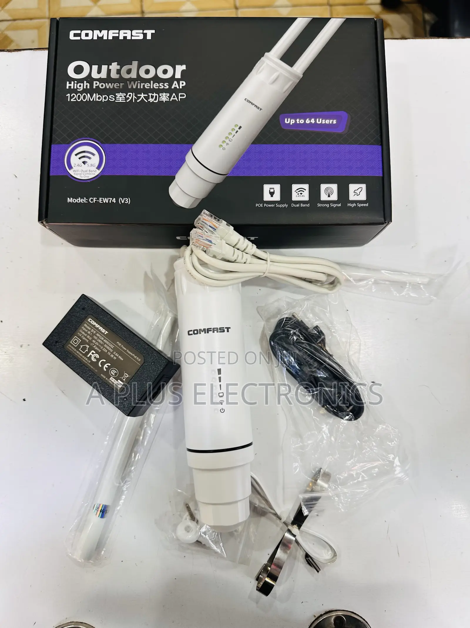 Comfast Wifi Extender (Upto 800m Range) – Long Distance Wifi Repeater