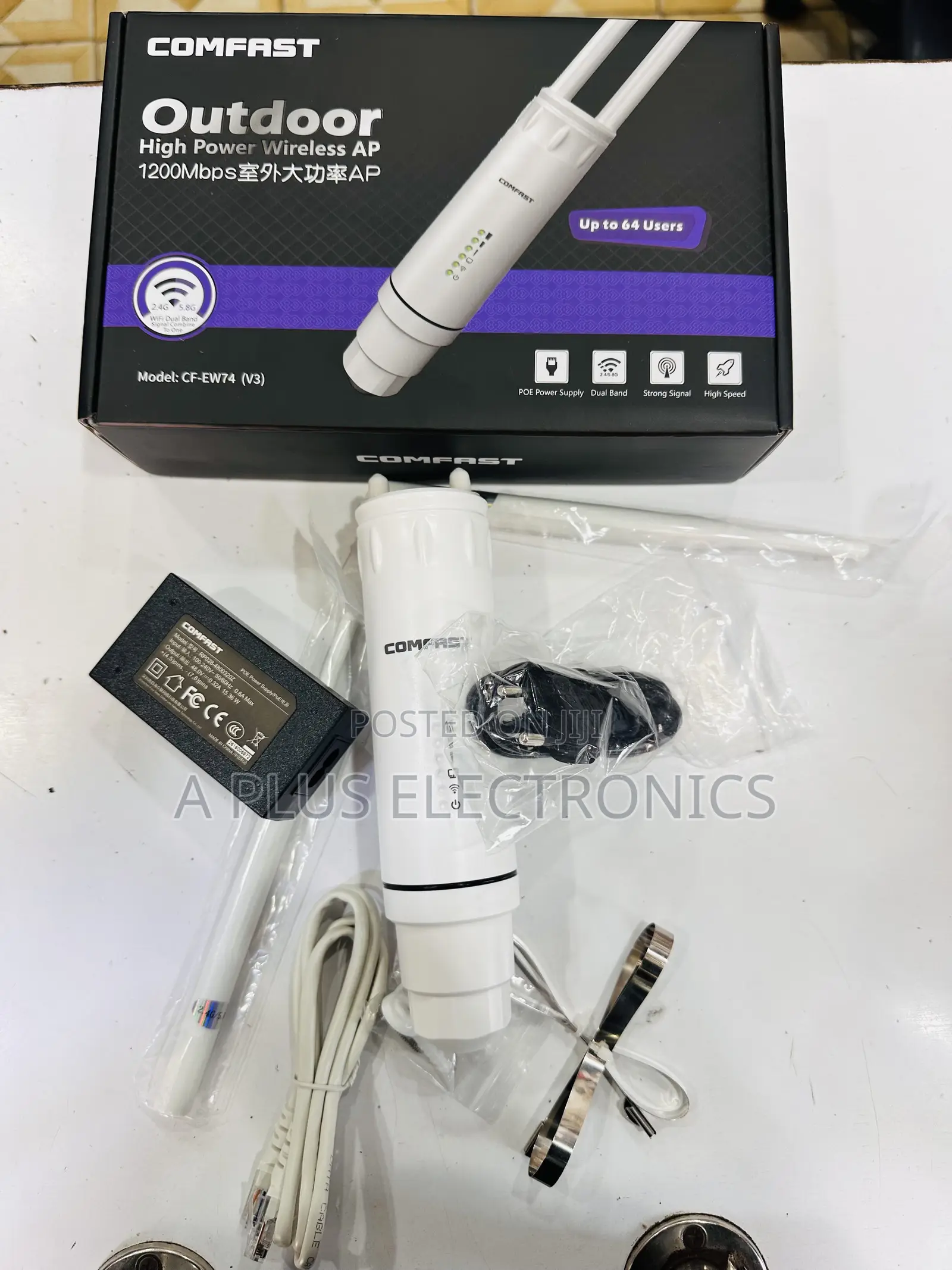 Comfast Wifi Extender (Upto 800m Range) – Long Distance Wifi Repeater