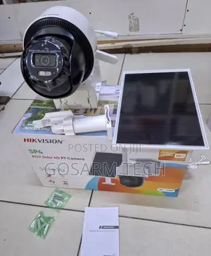 4G Single Lens SIM Solar Surveillance Camera With Smartphone Monitorin
