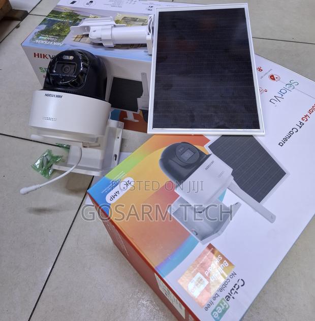 4MP Solar Wireless Security Camera With 4G Connectivity,Built-in Batte - main view