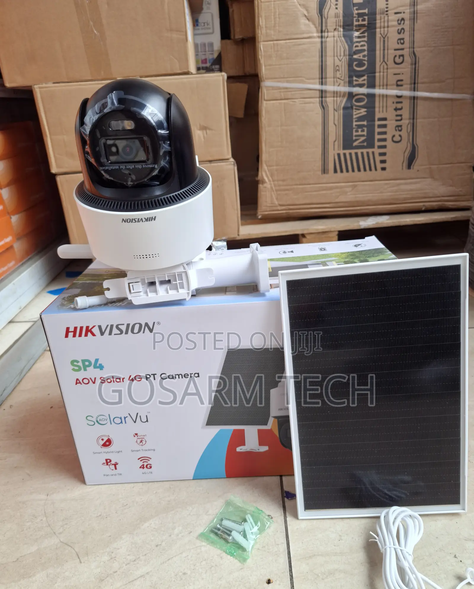 Hikvision Solar Powered 4MP CCTV Camera for Gates and Perimeter Securi