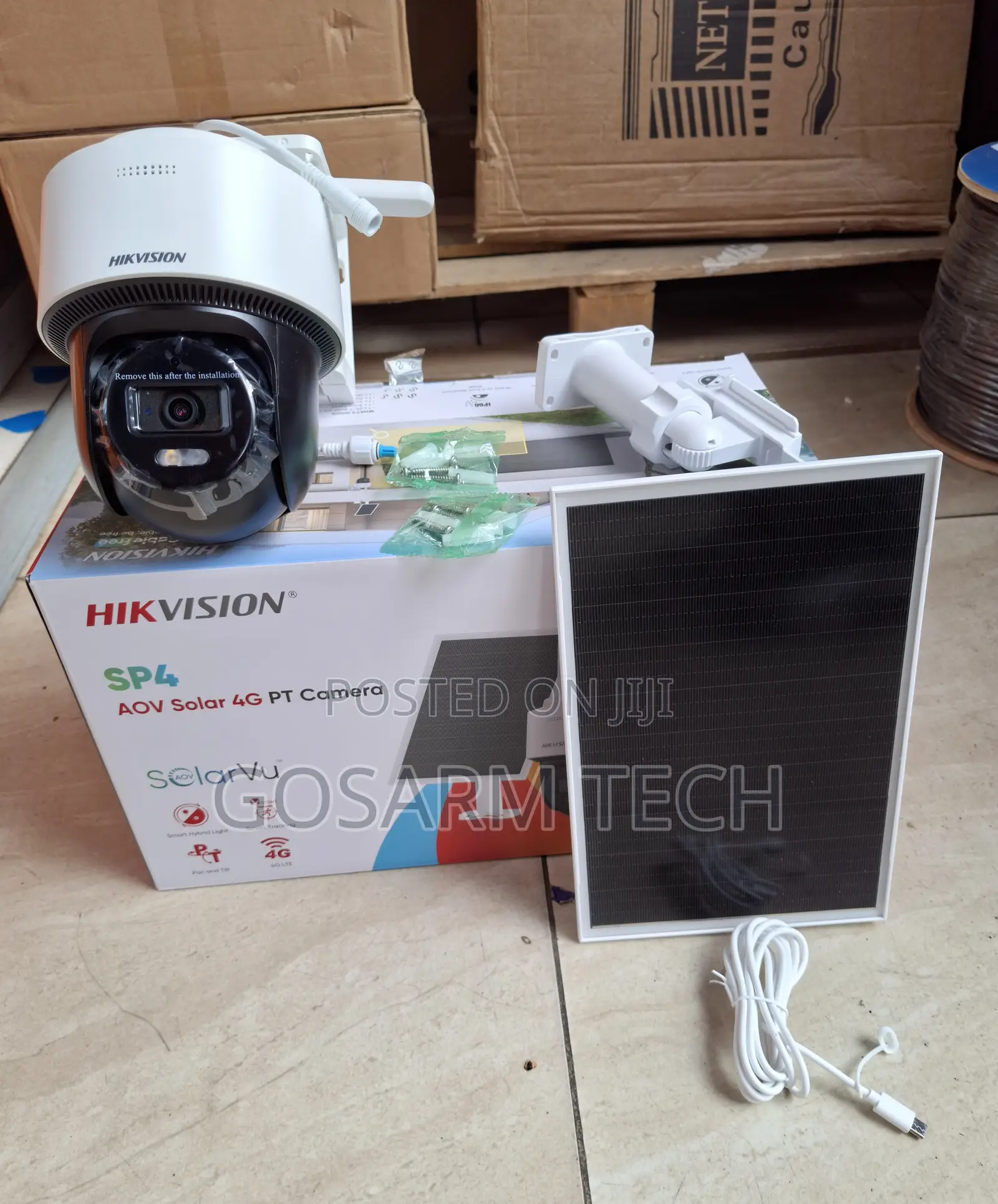 Hikvision DS-2CFSP4/4G 4MP Solar Camera With 24/7 AOV Recording