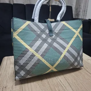 ​ Brand New RONG RUN Green Plaid Tote Bag
