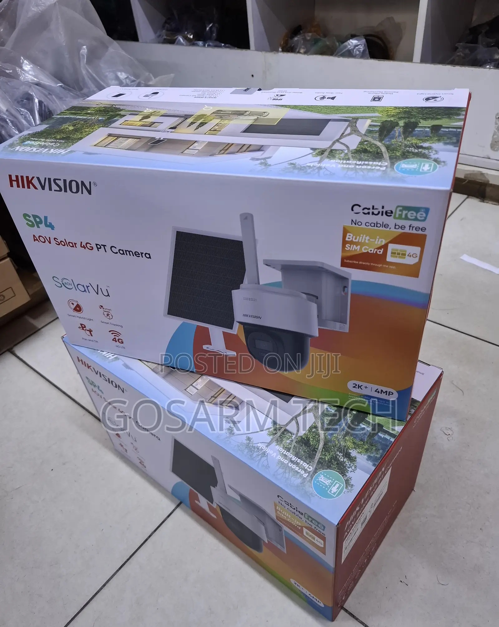 Hikvision 4G SIM Enabled Solar CCTV Camera for Business Security