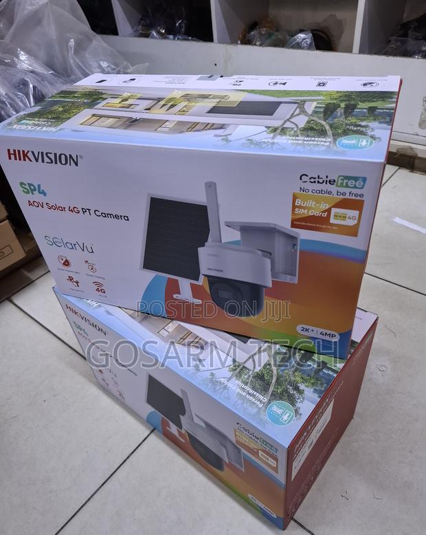 Hikvision 4G SIM Enabled Solar CCTV Camera for Business Security - main view