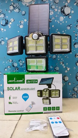 Four Head Solar Motion Sensor Light