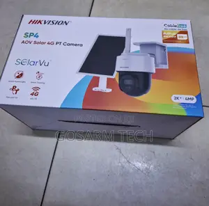 Solar Powered PT Security Camera With 4MP HD Video
