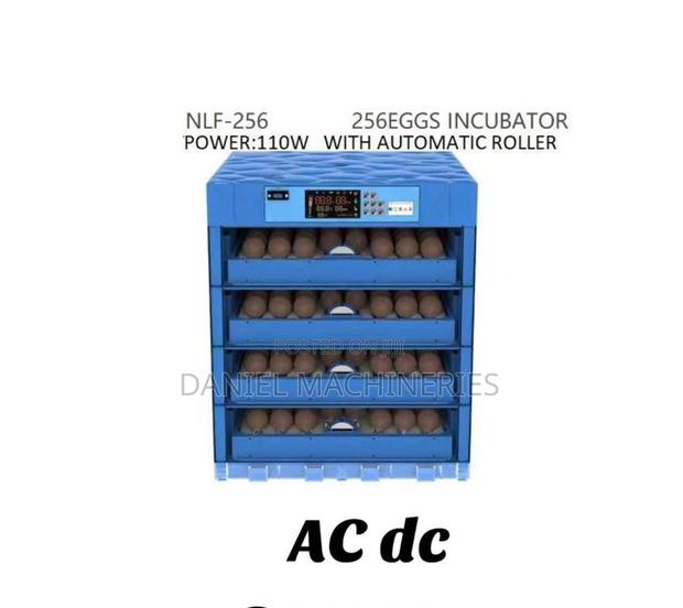 AC Dc 256eggs Incubator With Automatic Roller 110watts - main view