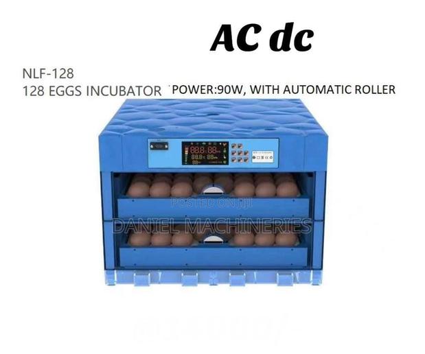AC Dc 128eggs Incubator With Automatic Roller 90watts - main view