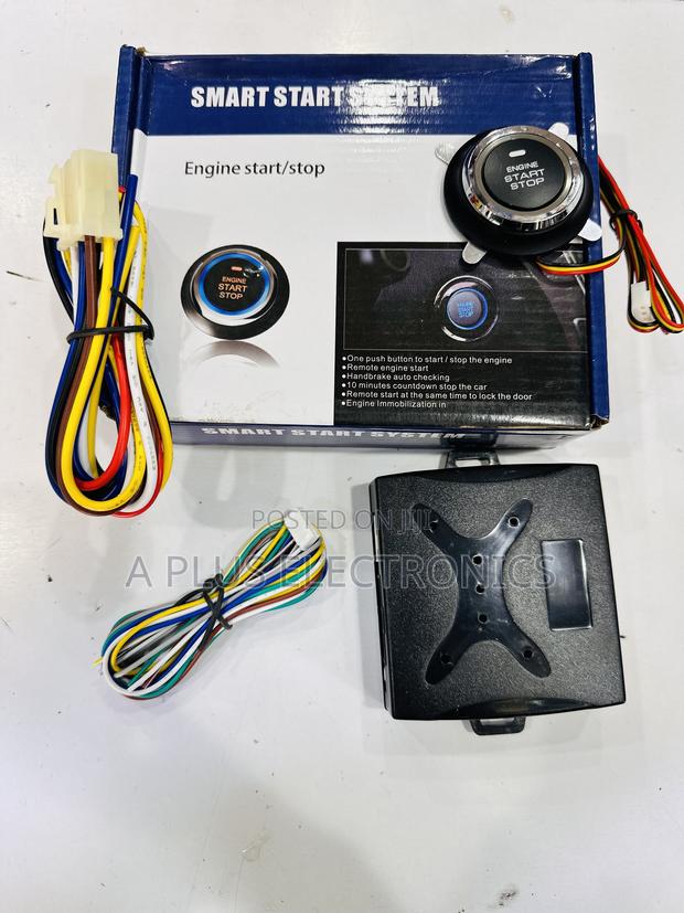 Smart Start Stop Keyless Car Kit – Push Button Engine Start System - main view