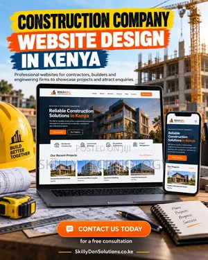 Construction Company Website Design in Kenya